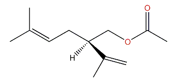 (R)-5-Methyl-2-(prop-1-en-2-yl)-hex-4-enyl acetate